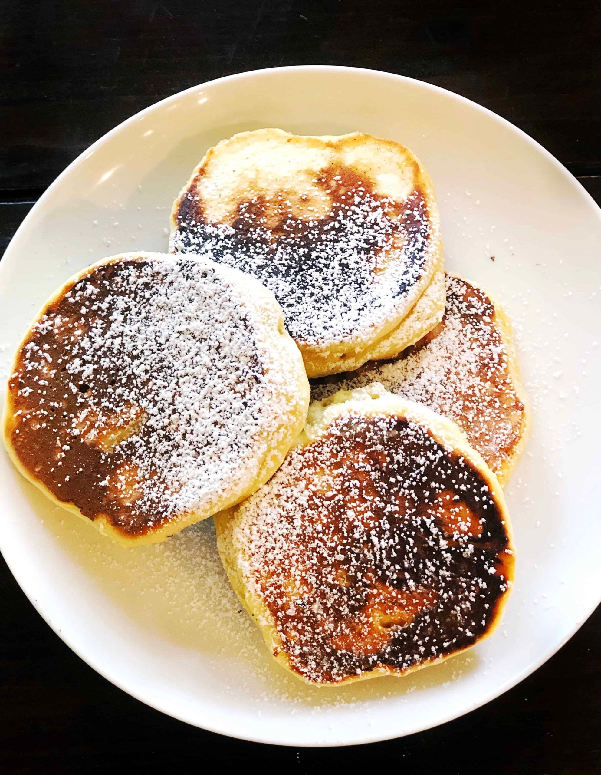 Fluffy ricotta pancakes