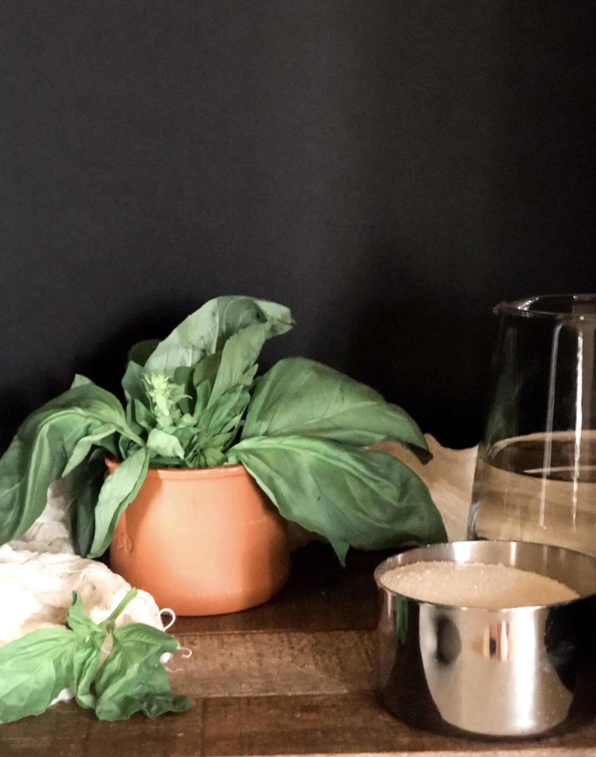 basil simple syrup ingredients