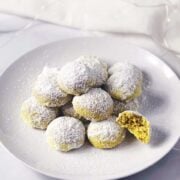 citrus snowball cookies
