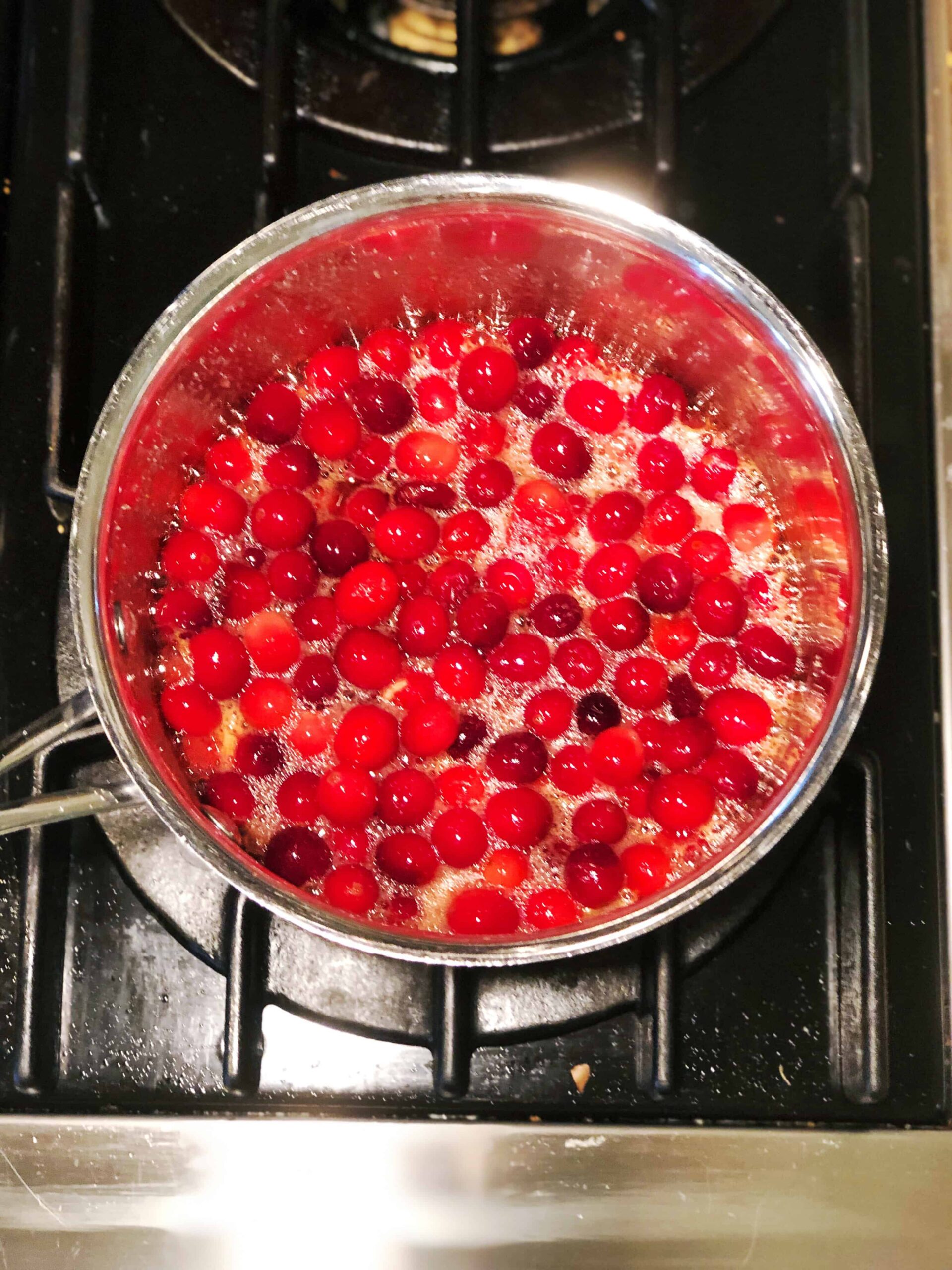 cranberries in simple syrup