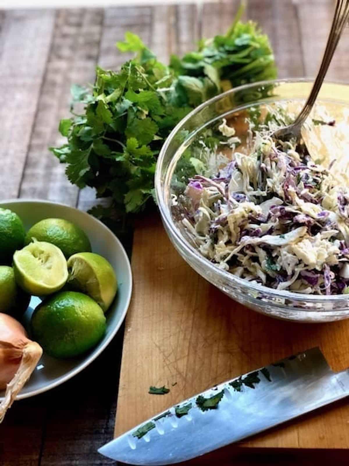 cumin lime coleslaw