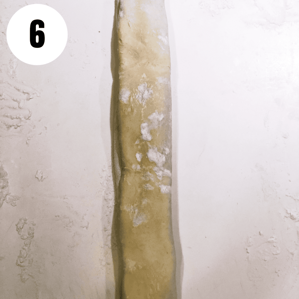 make the last fold of puff pastry