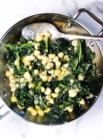 gnocchi with parmesan cream