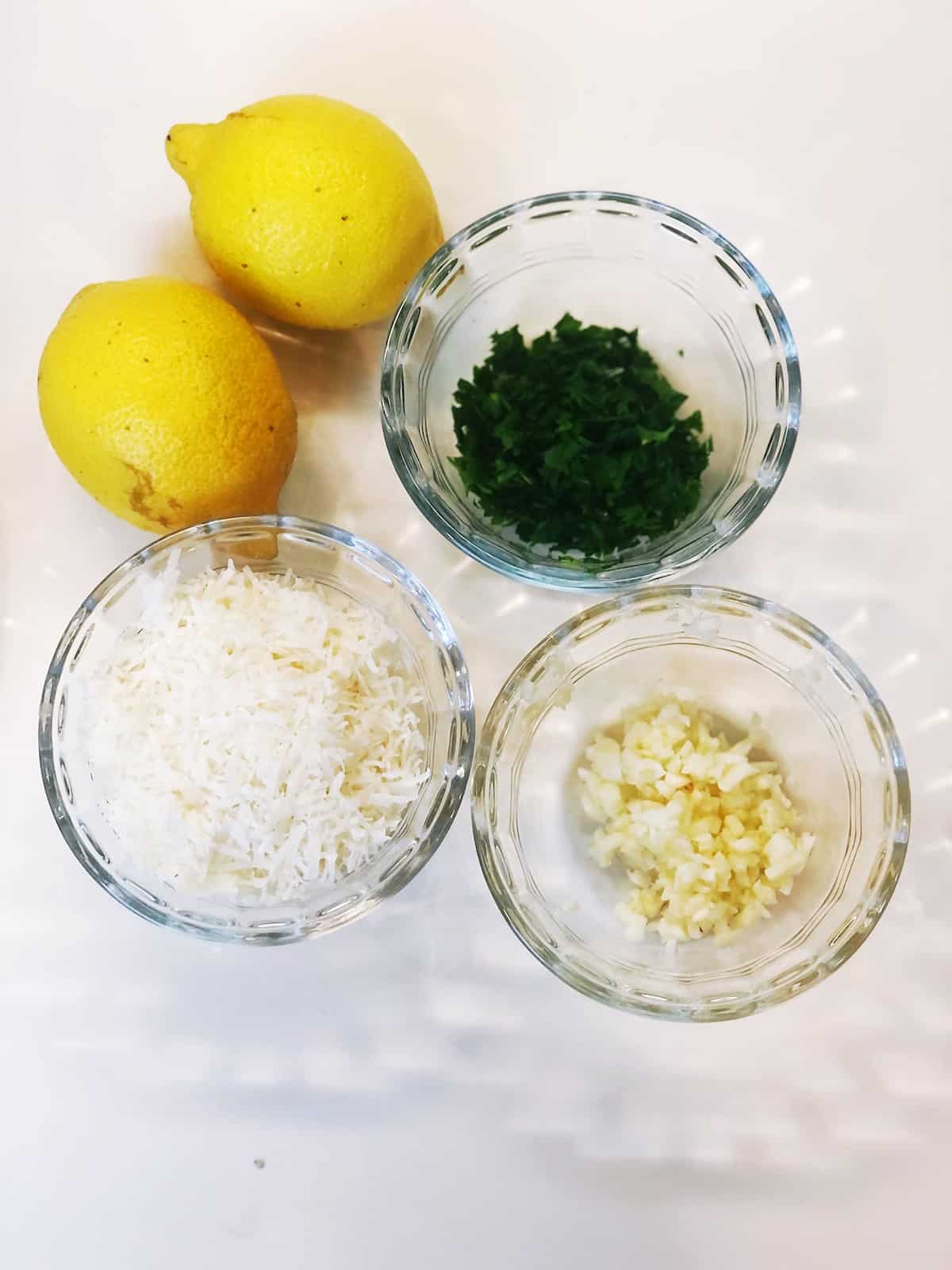 ingredients for lemon chicken
