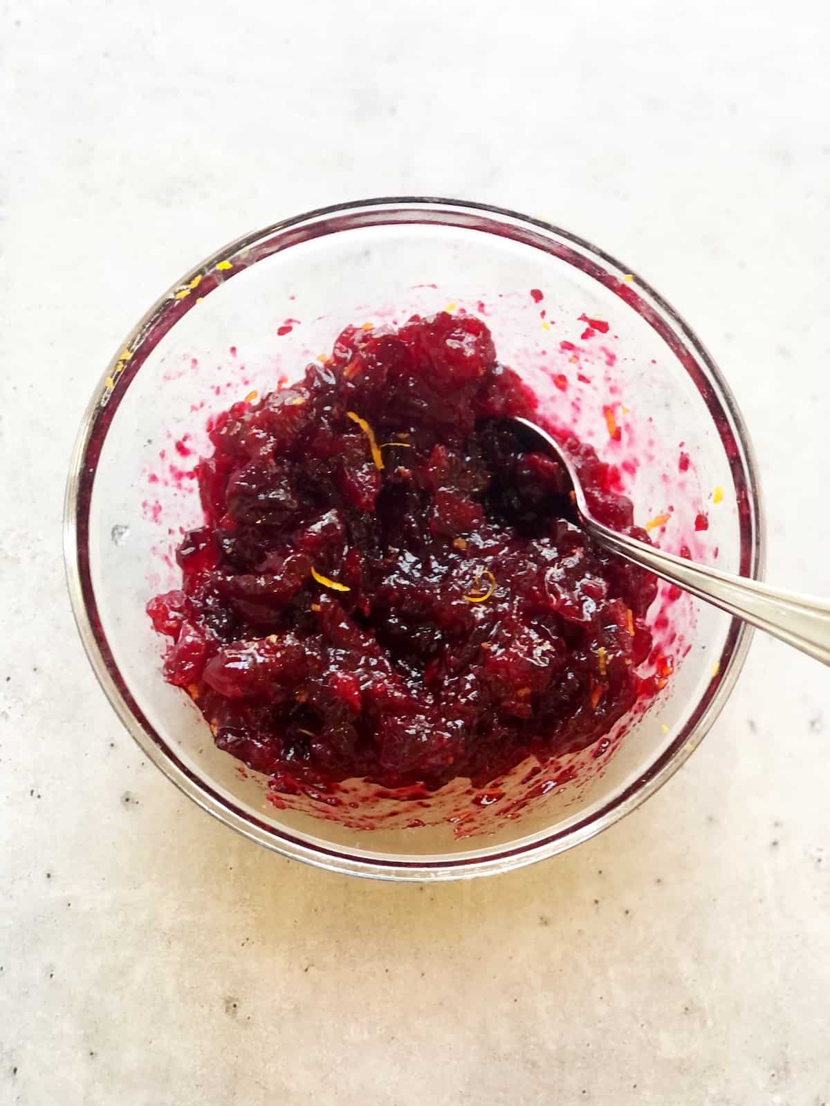 cranberry for shortbread bars