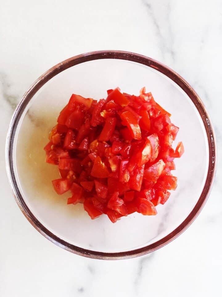 pico de gallo tomatoes