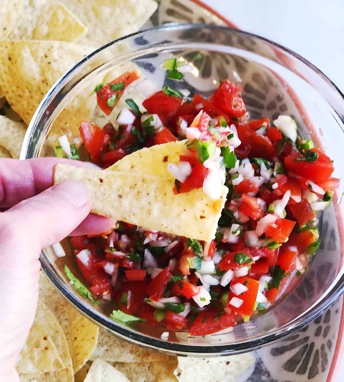 pico de gallo up close