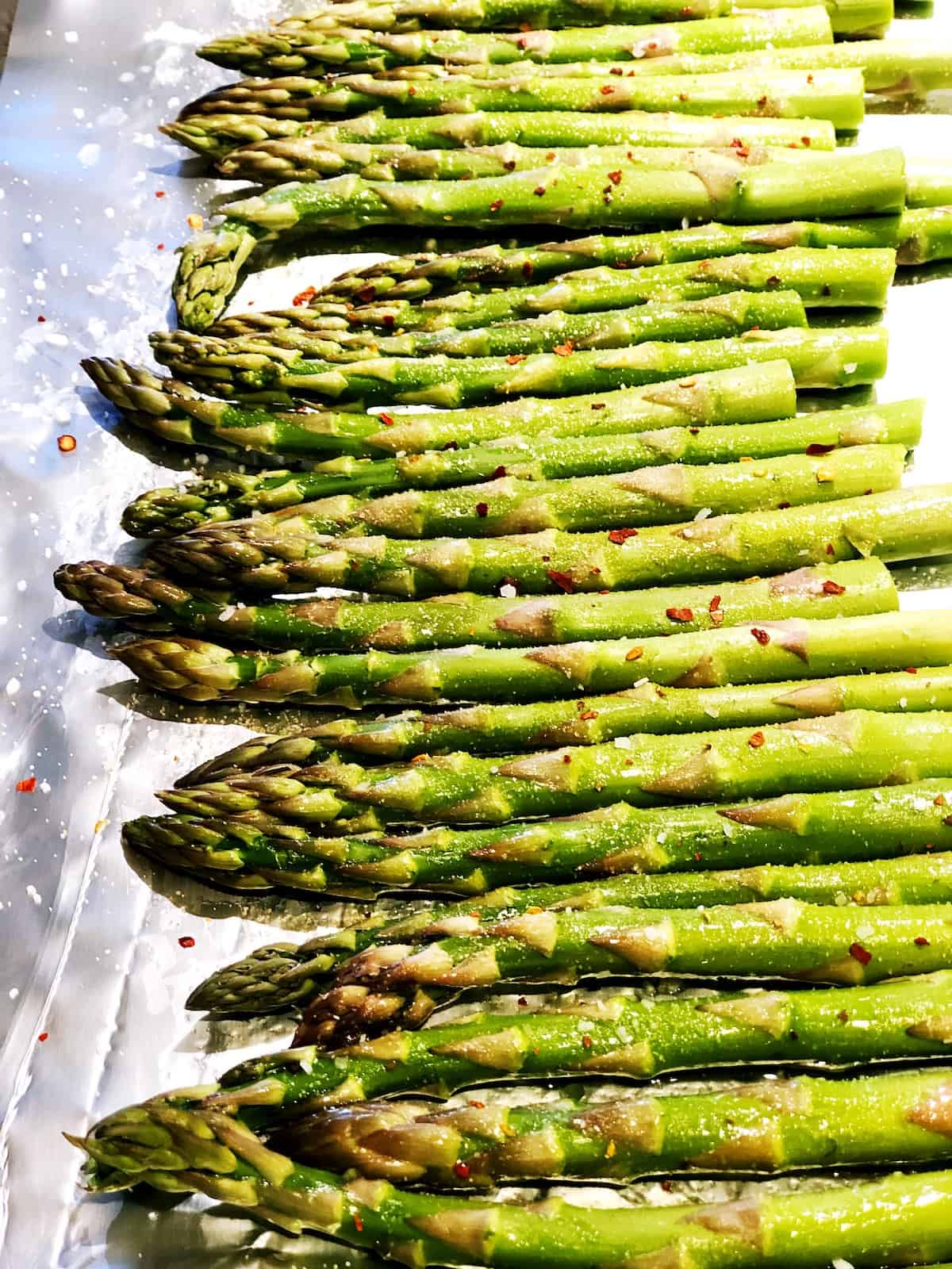 asparagus with olive oil