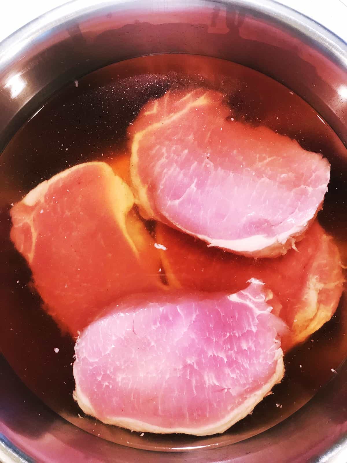 boneless porkchops in brine