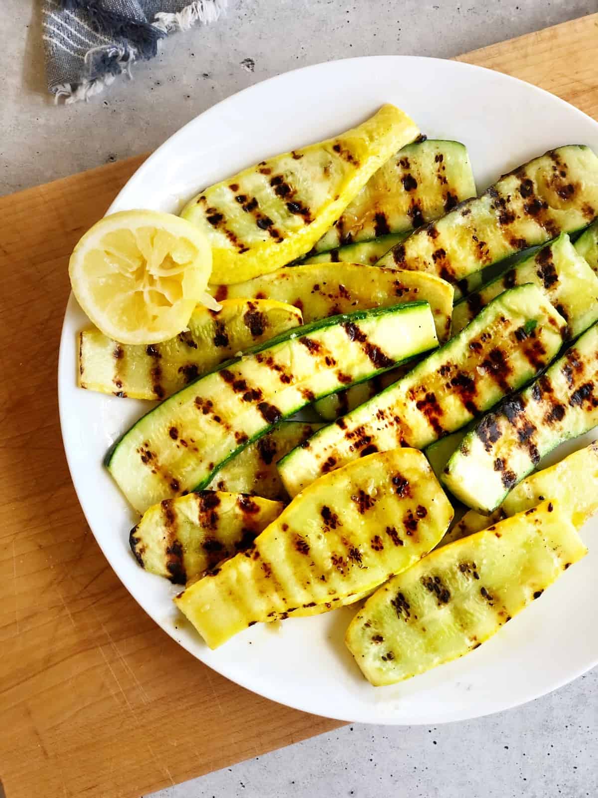 grilled zucchini vegetables