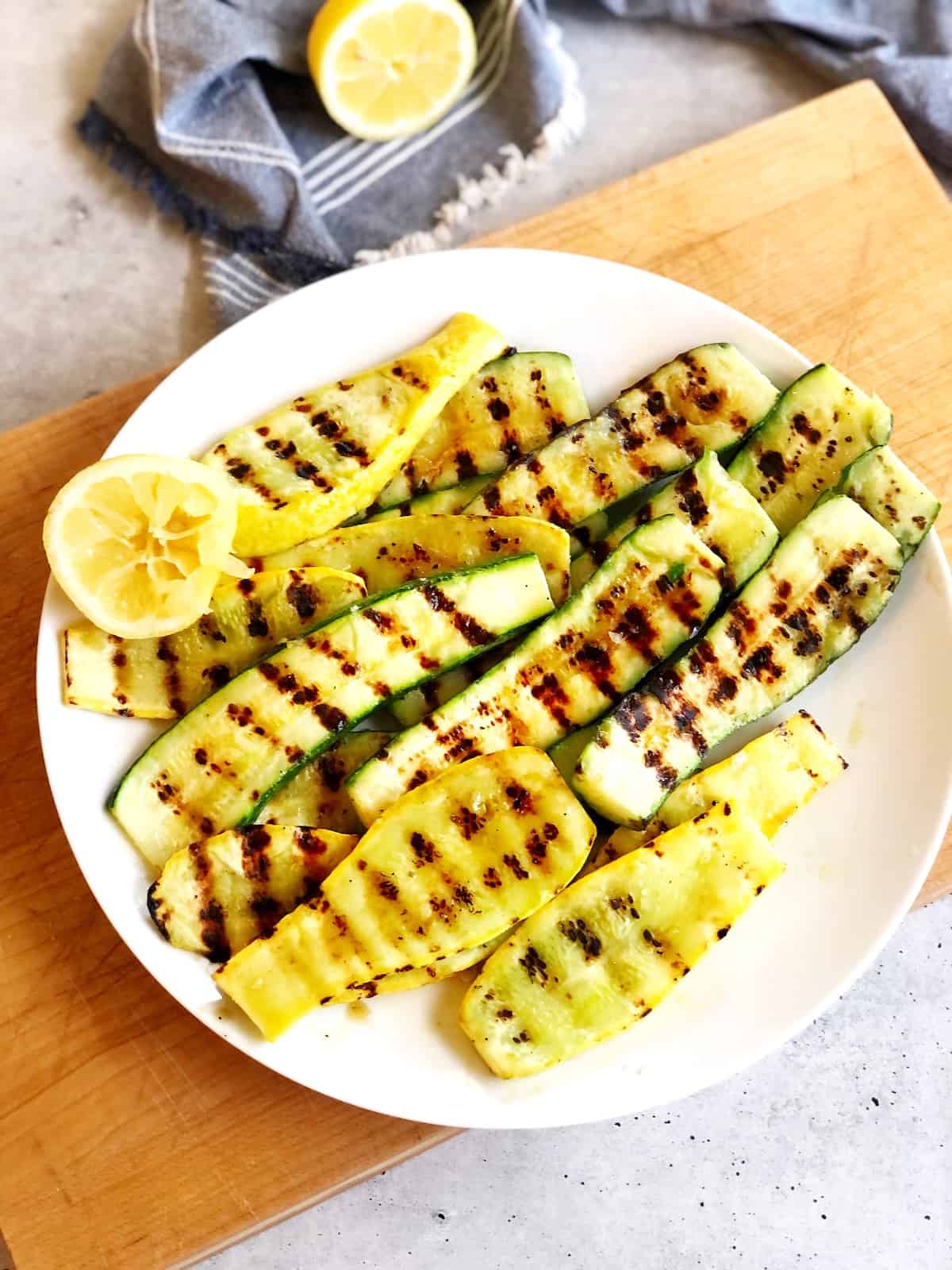 grilled zucchini and squash