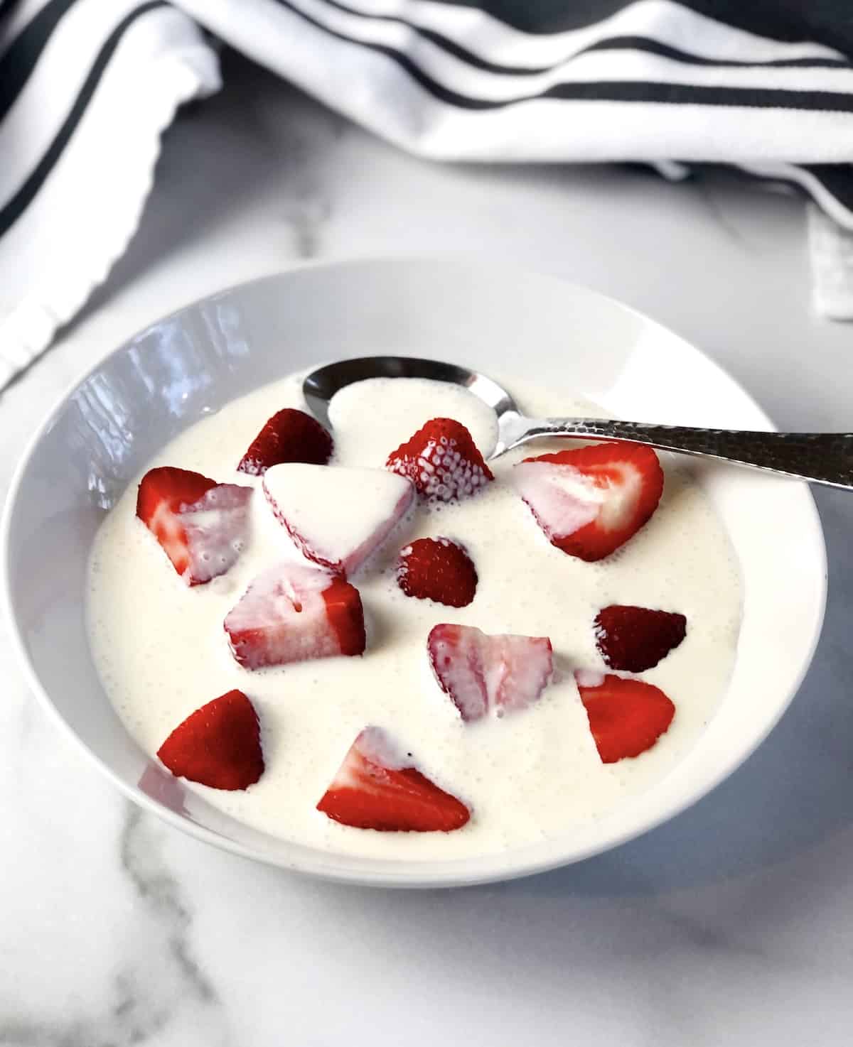 strawberries and cream
