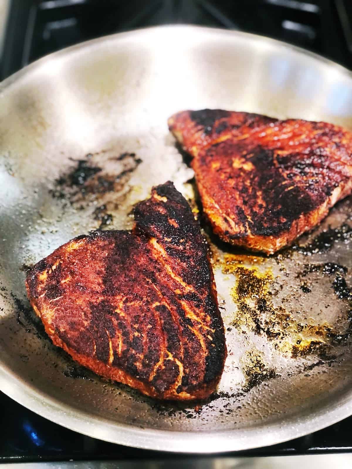 seared tuna steaks