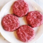 shaped hamburger patties