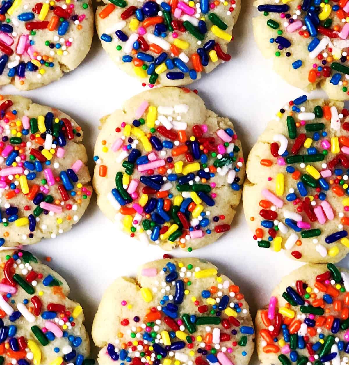 sugar cookies with sprinkles
