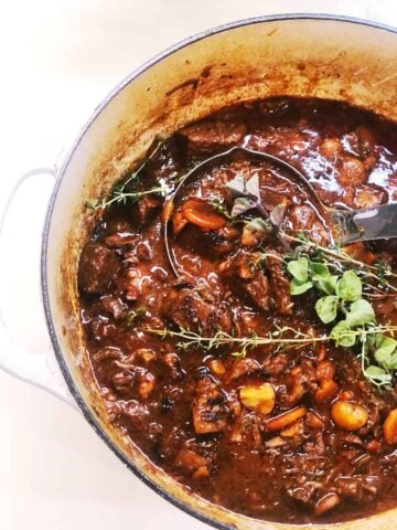 French red wine beef stew