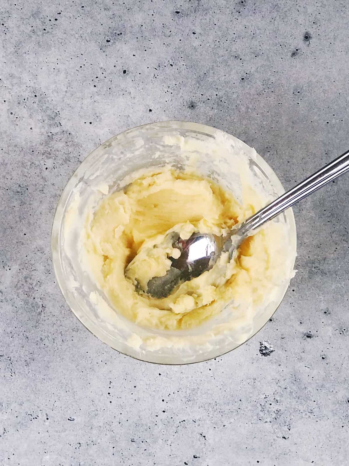 beurre manié mixed together