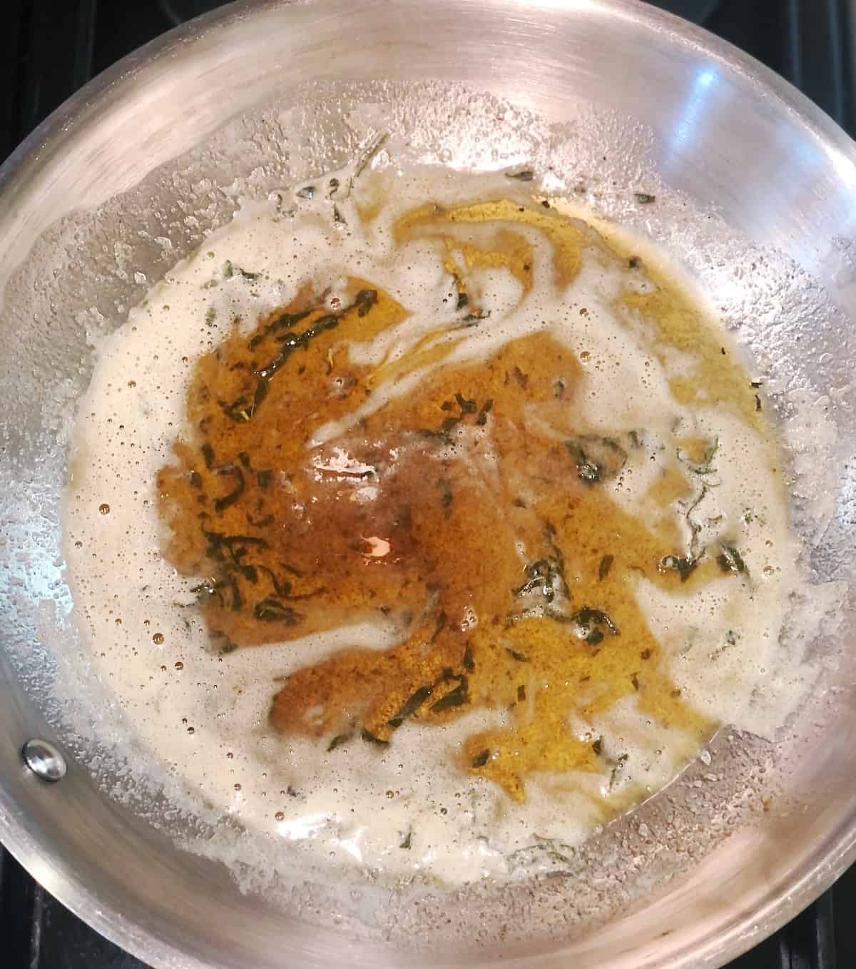 browned butter for tortellini