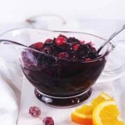 whole cranberry-sauce in serving container