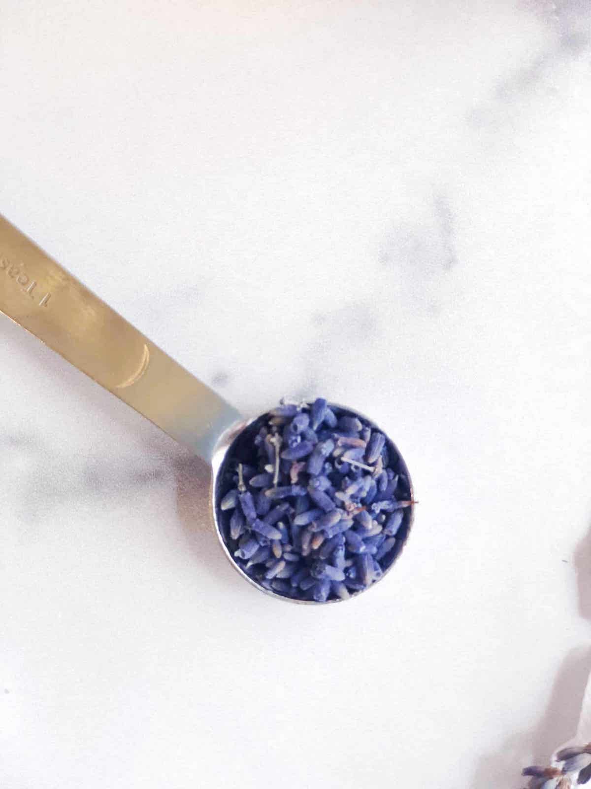 dried lavender for syrup