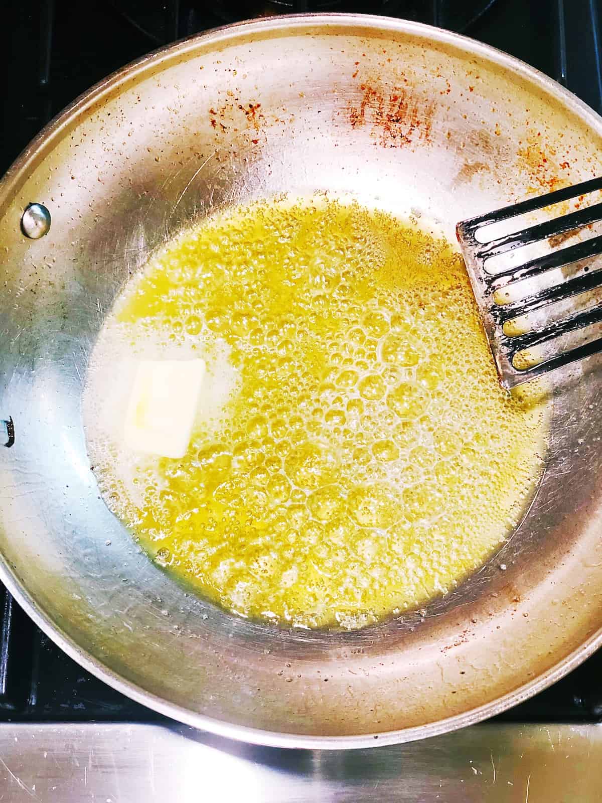 making sauce for zucchini pasta