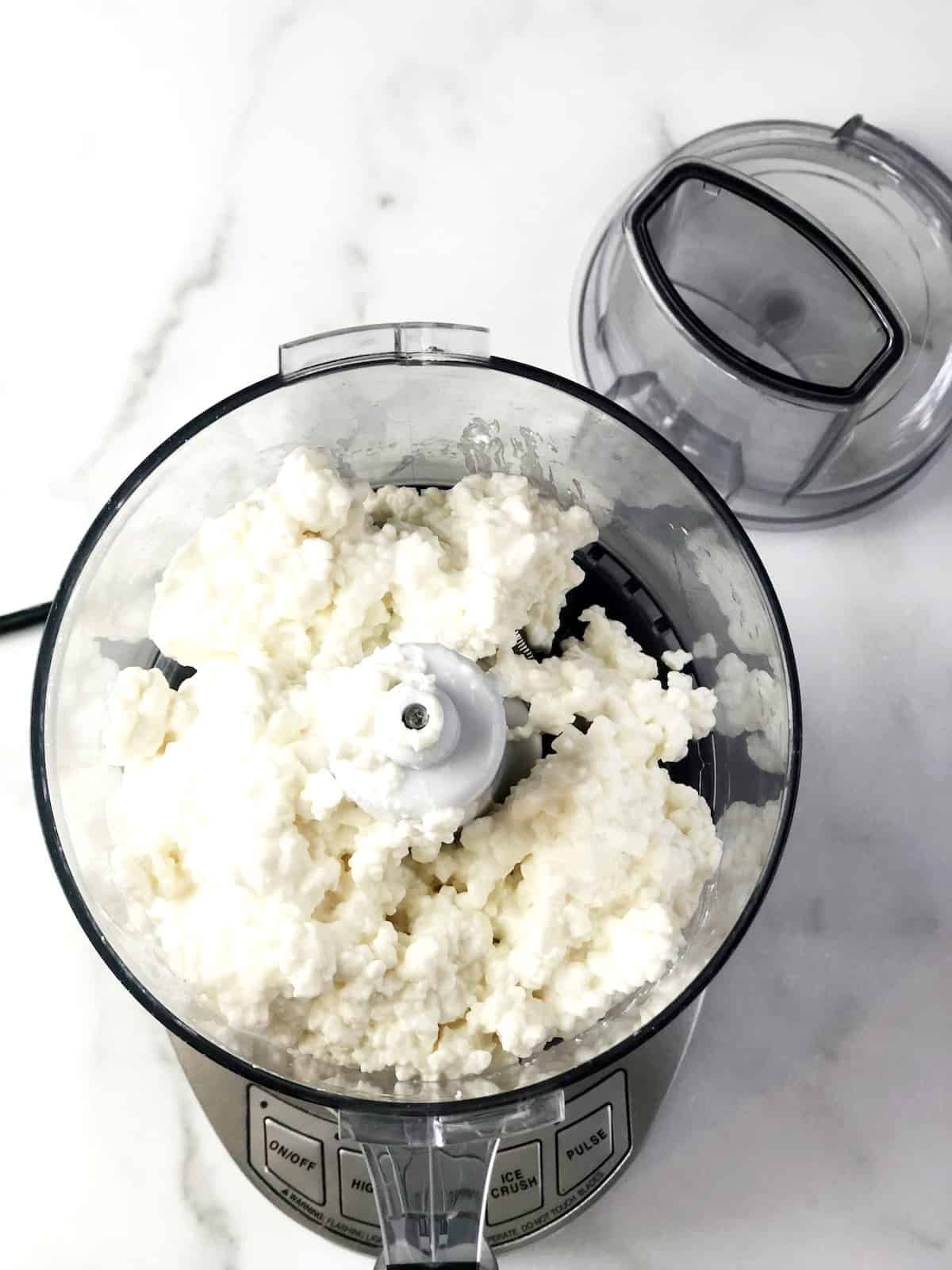 cottage cheese in food processor