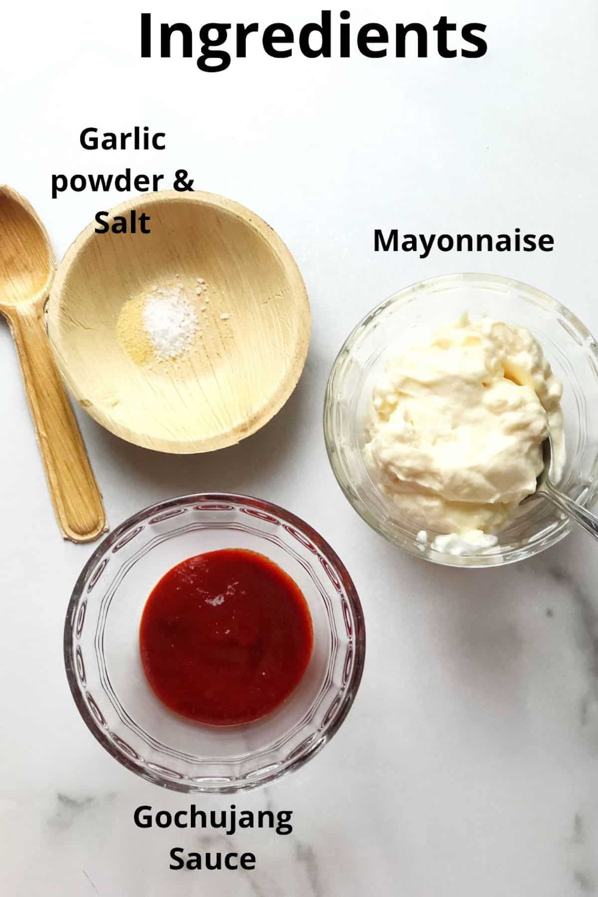 gochujang mayo ingredients