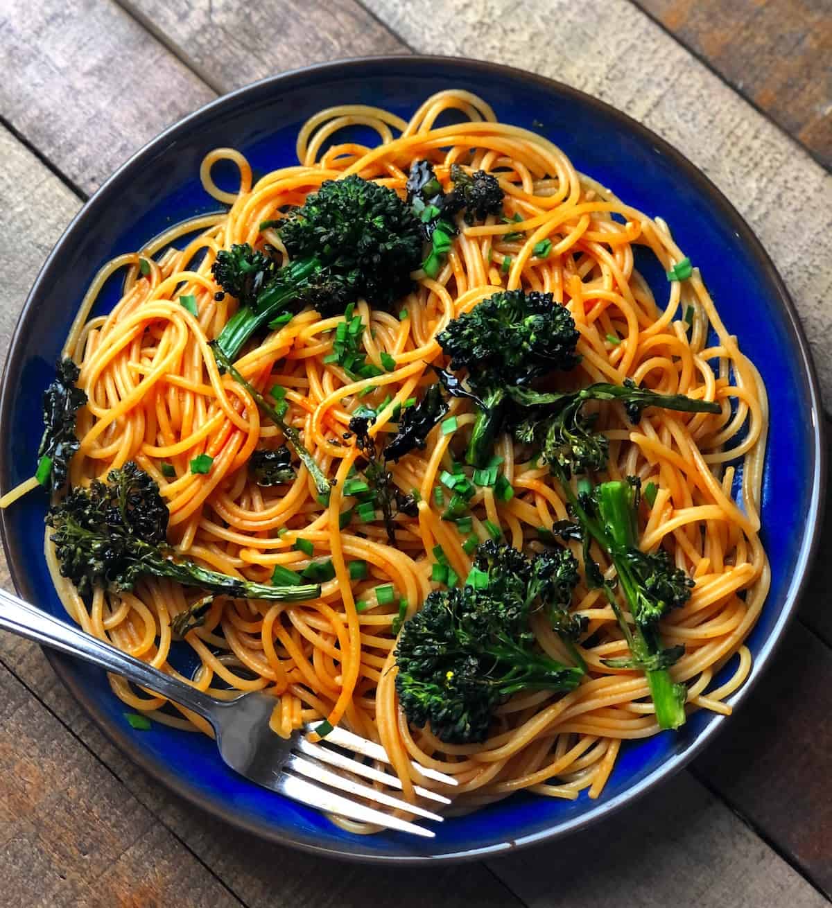 saucy gochujang noodles