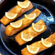 cast iron salmon in oven