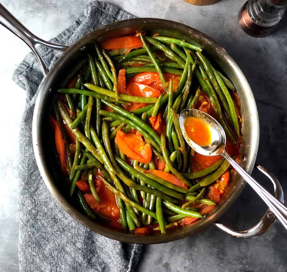 harissa green beans