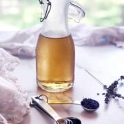 lavender water in bottle