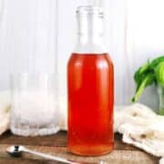 strawberry top simple syrup