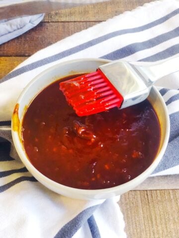 brown sugar bbq sauce in bowl