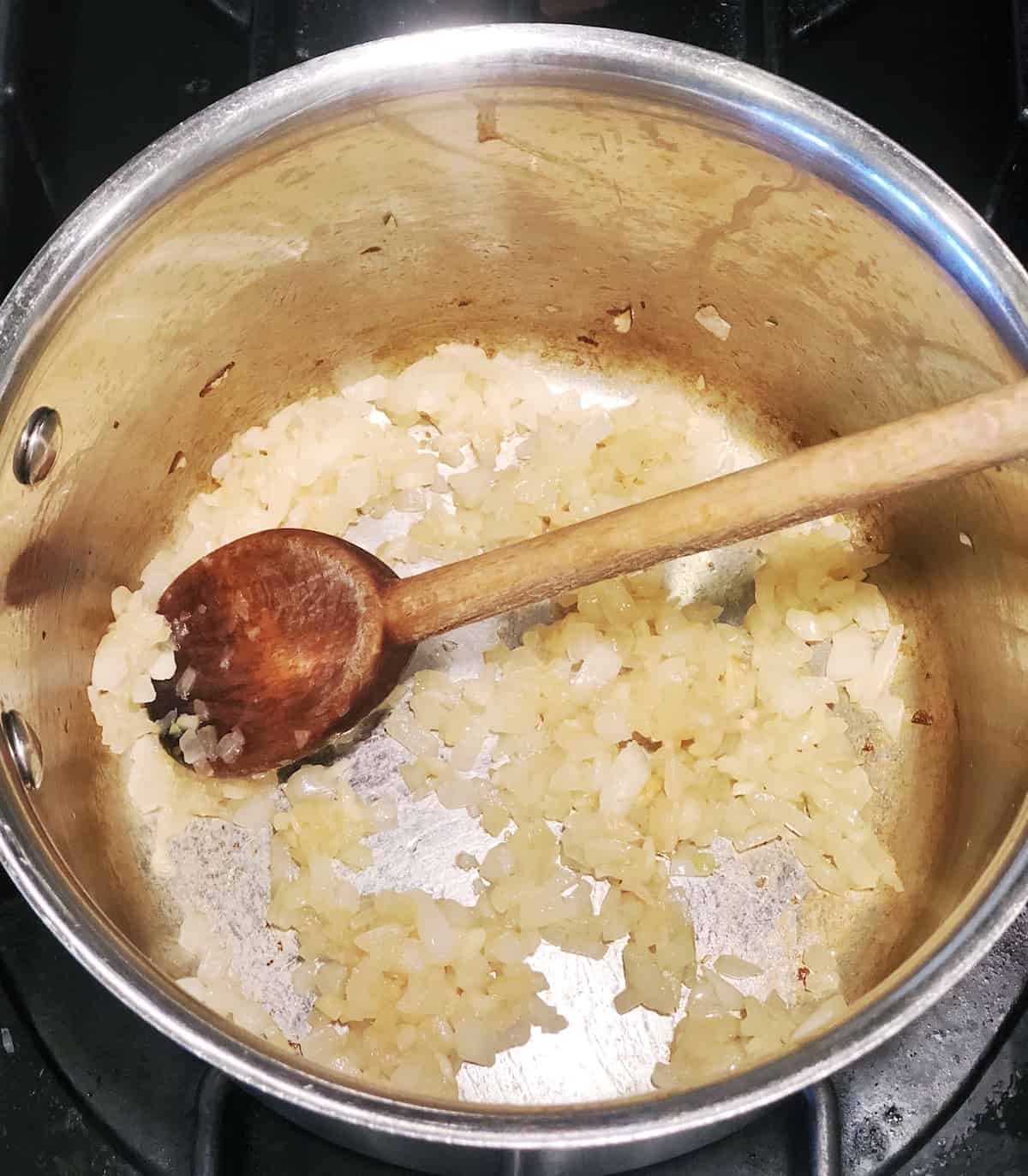 cooking onions for bbq sauce