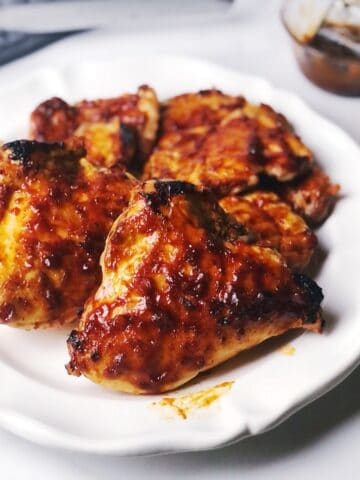 feature image oven baked bbq chicken