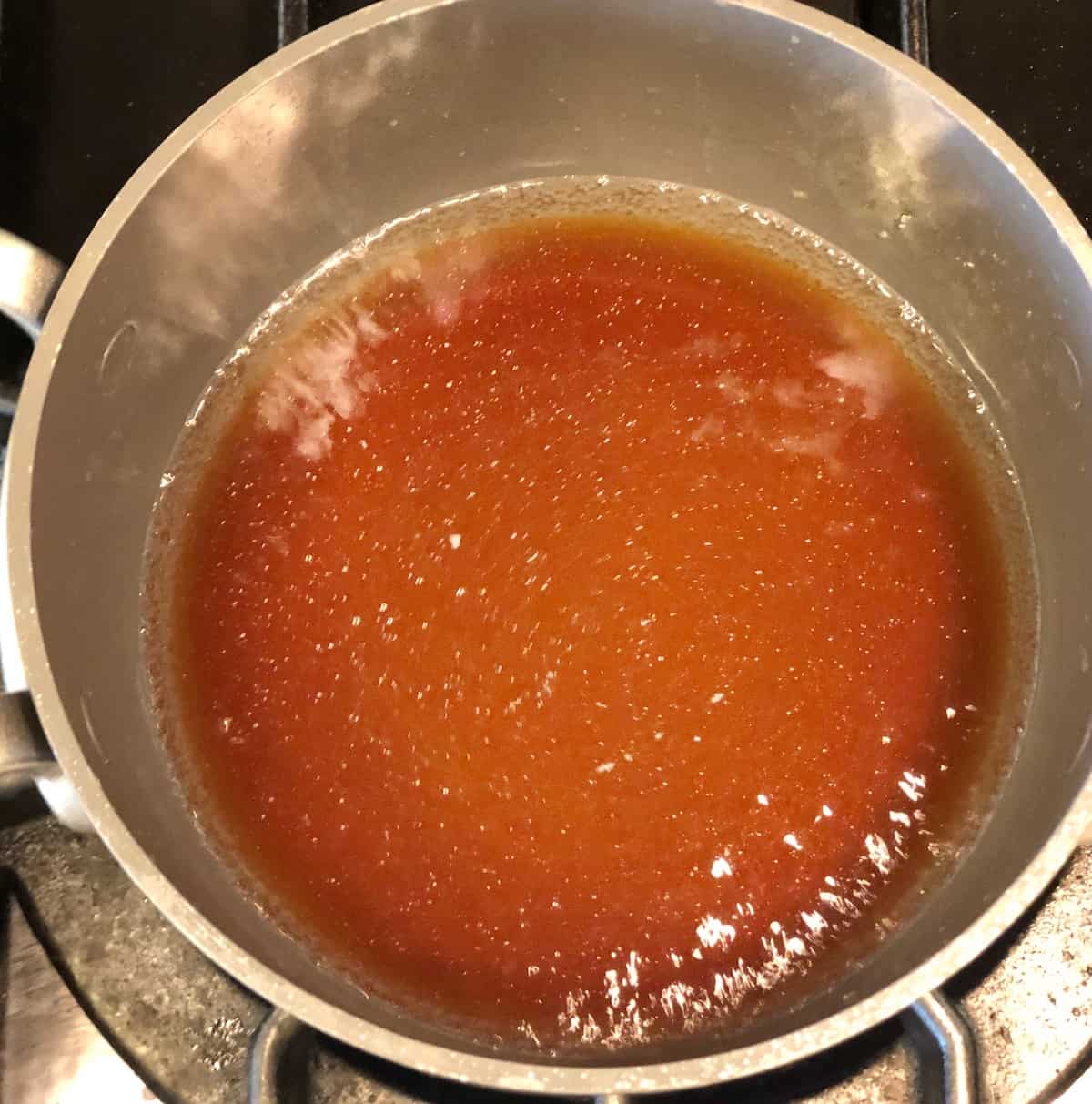 making honey syrup