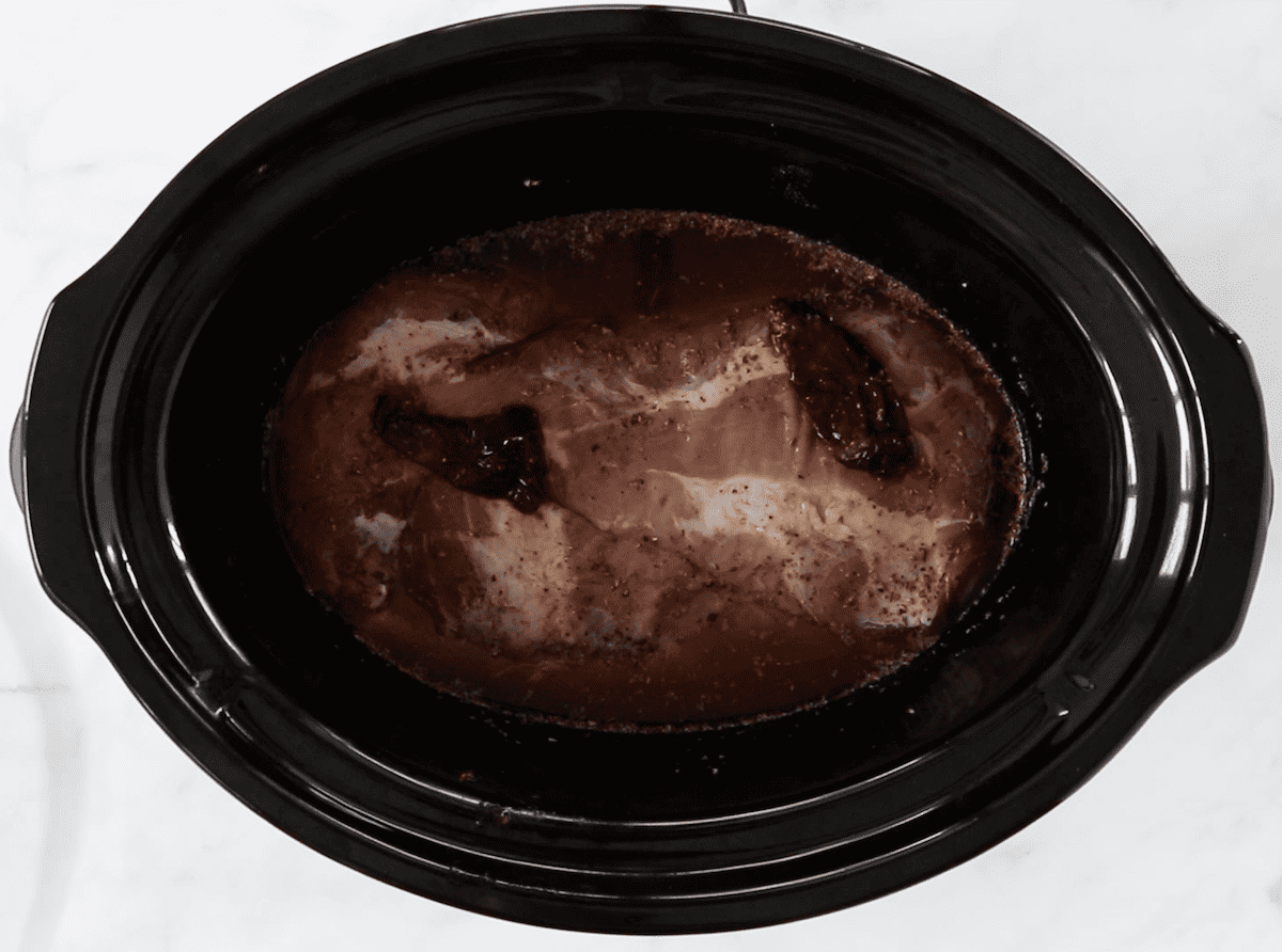 pulled pork in slow cooker