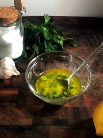 Italian Chicken Marinade angle view