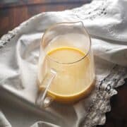 vanilla condensed milk bread pudding sauce