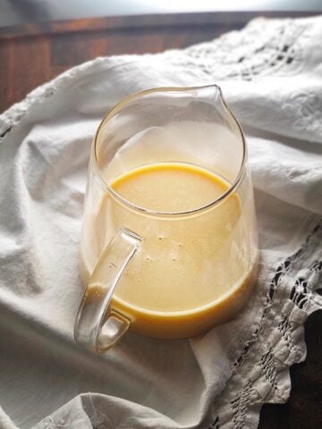 vanilla condensed milk bread pudding sauce