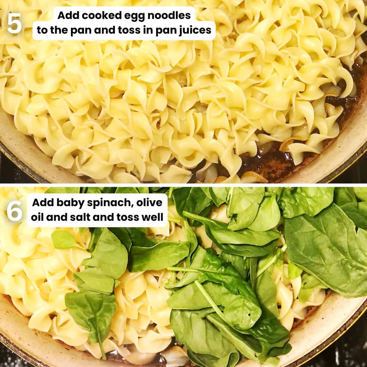 Making the egg noodles to go along with the Italian herb burgers.